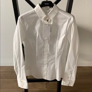 COPY - Hugo Boss side zip collared shirt
